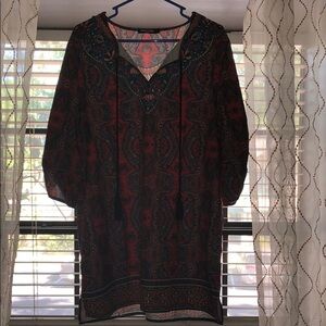 Women's Paisley Print Dress